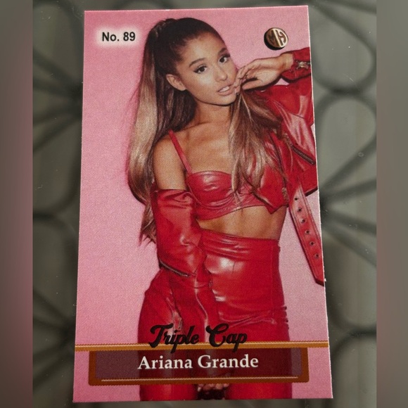 Ariana Grande Music Cigar Mini Celebrity Card Serial #’d /3 - Picture 2 of 3
